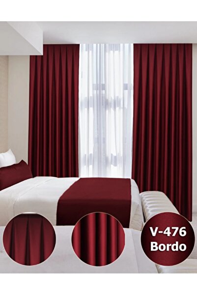 YS PERDE TASARIM Lüx Saten Blackout Karartma Fon Perde Yüksek Kaliteli 1/2,5 ...