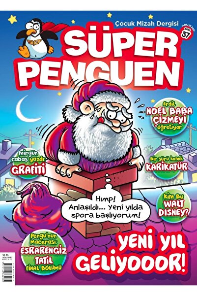 Süper Penguen Çocuk Mizah Dergisi 37. Sayı