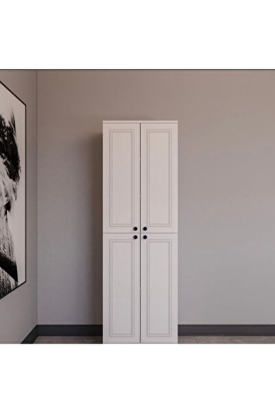 ROSEPAL Lara 4 Kapaklı 5 Bölmeli Dolap