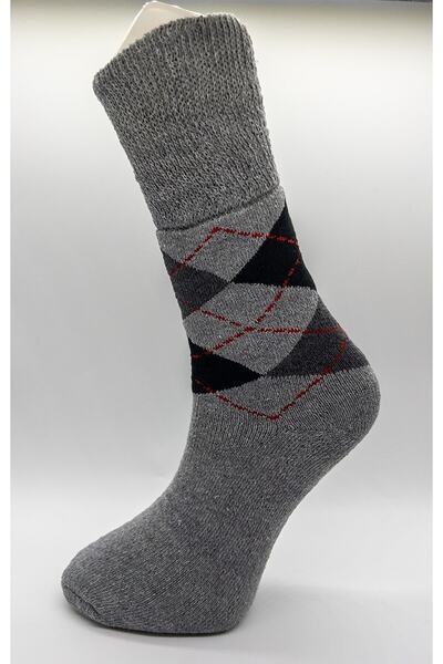 CİHO Чорапи Premium Thermal 6 чифта мъжки чорапи с тартан мотив, еластични, нестесняващи, за зимата