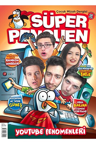 Süper Penguen Çocuk Mizah Dergisi 33. Sayı