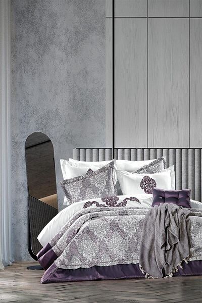 ZEBRA CASA Lisboa 11 Piece Dowry Set Plum