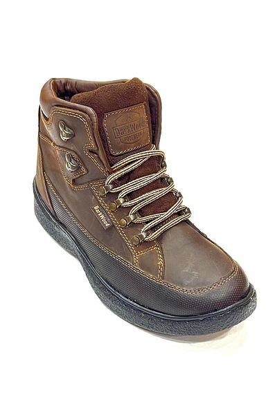 Darkwood 4026 Cizme maro din piele naturală nubuck