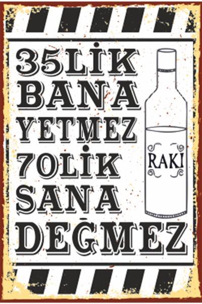 35's Not Enough for Me Graffiti Retro Wooden Poster