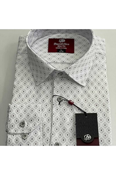 SAMFELİCO Bej Koton Gömlek