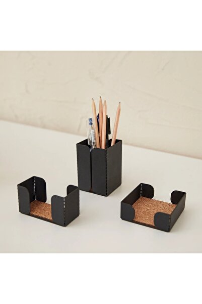 Hzm Collection حامل قلم مكتبي جمالي، حامل ملاحظات، حامل بطاقة عمل، مجموعة سطح...