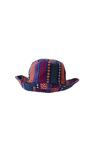 kapadokyahediyelik Safari Hat with Antep Kilim Pattern