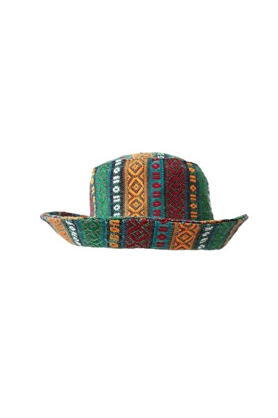 kapadokyahediyelik Safari Hat with Antep Kilim Pattern