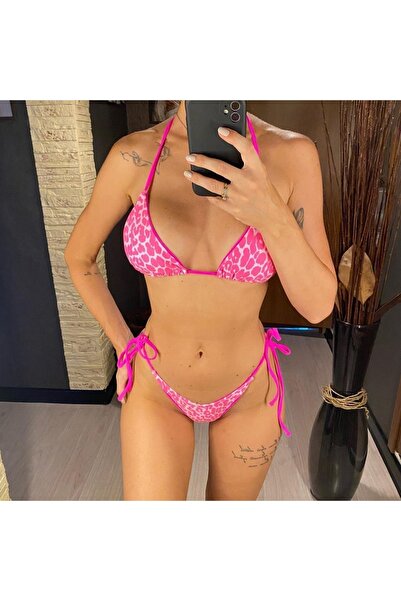 BF Bikini Fashion Σετ μπικίνι ροζ Loli