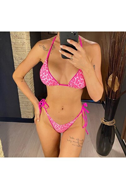 BF Bikini Fashion Σετ μπικίνι ροζ Loli