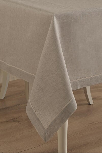 ÖDEL HOME Linen Piping Tablecloth