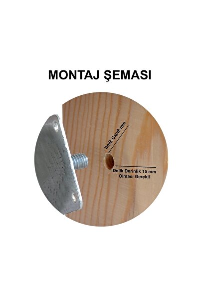 X-Perk Unitate de mobilier din lemn maro - 11 cm înălțime, canapea cu picioare