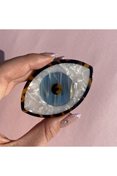 LARESSA Blue Imported Bone Eye Buckle