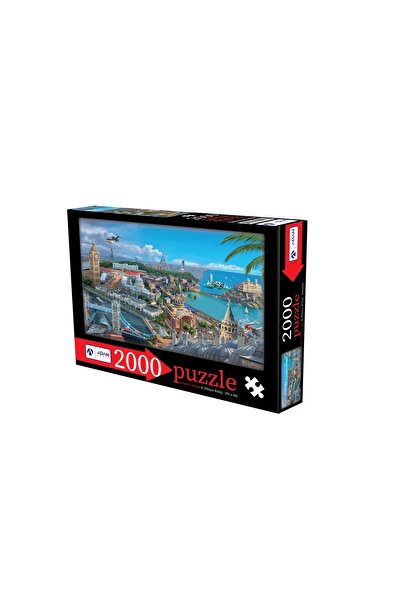 Adam Games Dünya Kolaj 2000 Parça Puzzle Yapboz