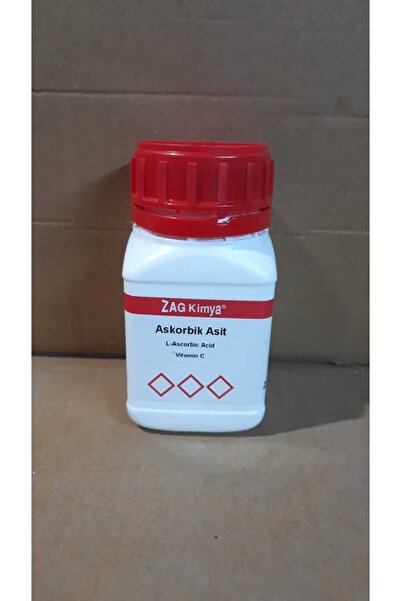 ZAG KİMYA Askorbik Asit (vitamin C) İÇİLEBİLİR %99 Food Grade 250gr