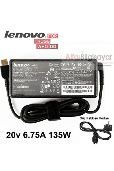 Alfamaks Bilgisayar Lenovo S400z, S500z, V410z Adaptör Şarj Cihazı 20v 6.75a