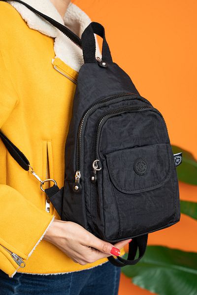 YOGII Ely Model Women's Crinkle Small Size Crossbody and Backpack Very Useful