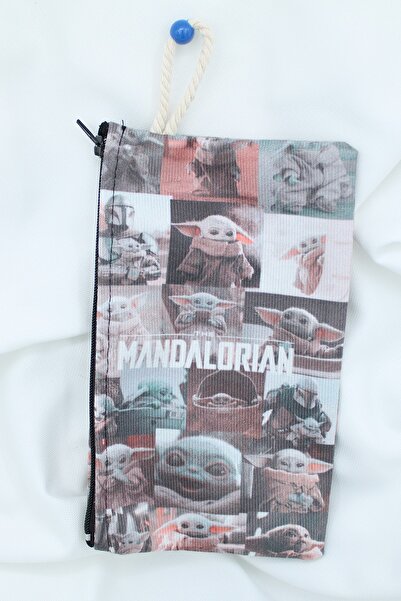 Anime Marketi حامل قلم حفاضات الطفل يودا من ذا ماندالوريان أو حقيبة مكياج