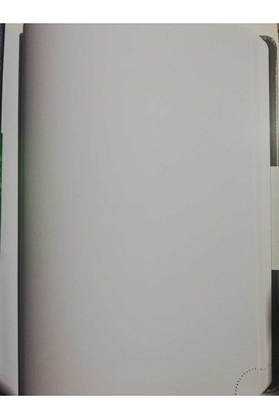 Gıpta 160 Sheets 17X24 Modelist Thread Stitching Leather Gray Cover Plain Notebook