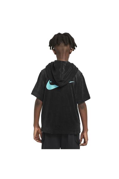 Nike B Nsw Hbr Statement Ss Top Çocuk Siyah Günlük Stil Tişört Do6440-010