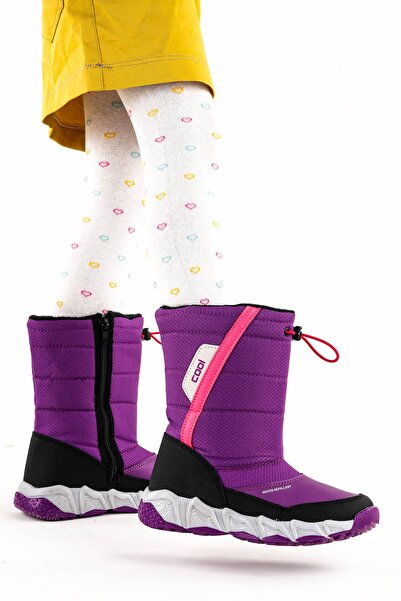 Kiko Kids Molina Suya Dayanıklı Fermuarlı Kız/erkek Çocuk Kar Bot Ayakkabı