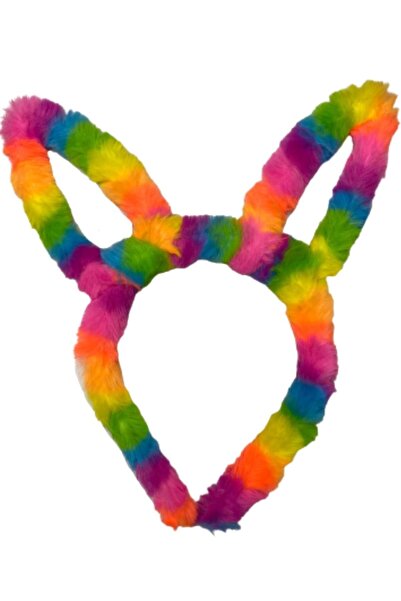 adana avm Coroană de pluș colorată cu urechi de iepuraș pentru fetiță