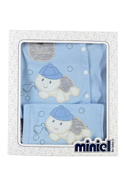 Minikel Cute Turtle Newborn 5-Piece Bodysuit Set