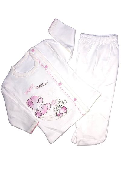 Minikel Cute Elephant 2-Piece Booties Set