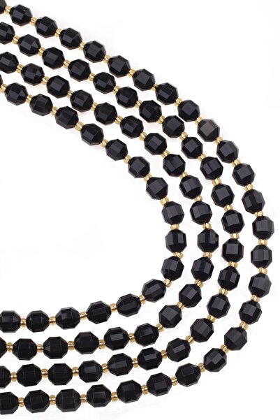 Dünya Doğal Taş Σειρά πέτρας οψιανού 8x6 mm - Dz3748