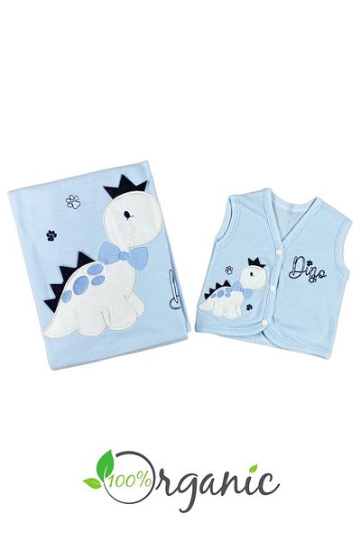 Minikel Cute Bow Tie Dino 10-Piece Newborn Set