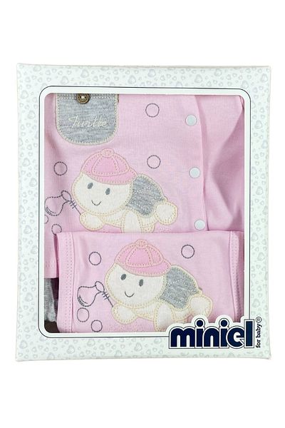 Minikel Cute Turtle Newborn 5-Piece Bodysuit Set