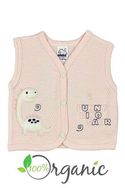 Minikel Funny Dino Saur Quilted Vest