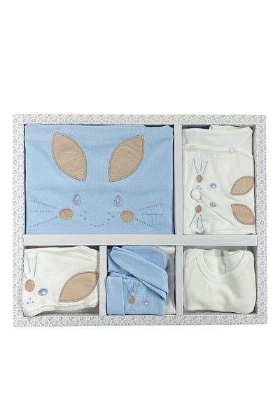 Minikel Face Rabbit 10-Piece Newborn Set