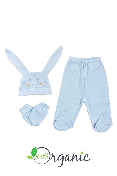 Minikel Face Rabbit 10-Piece Newborn Set