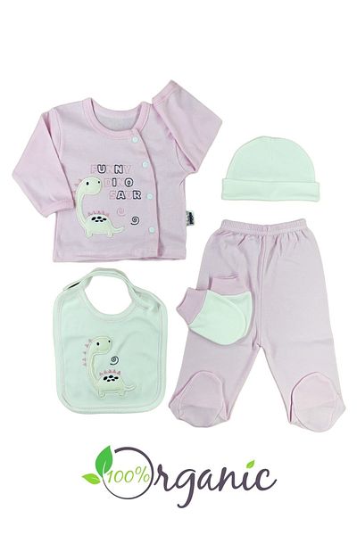 Minikel Funny Dino 10-Piece Newborn Set