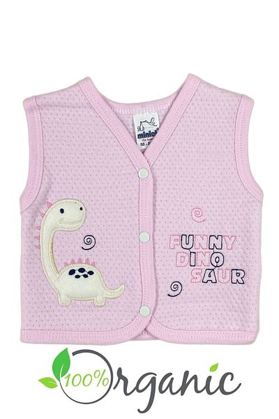 Minikel Funny Dino Saur Quilted Vest