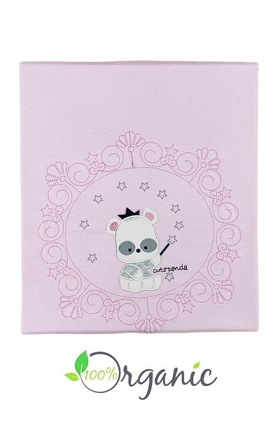 Minikel Star Panda Combed Cotton Double Layer Blanket
