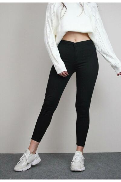 LAMİRA Pantaloni skinny skinny din lycra cu talie înaltă