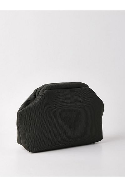 HEYBE'S Дамска чанта тип клъч в цвят каки