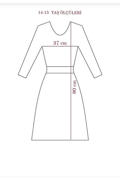 nç nural Nano Interlock Balloon Sleeve Dress for Ages -9-10-11-12-13-14-15