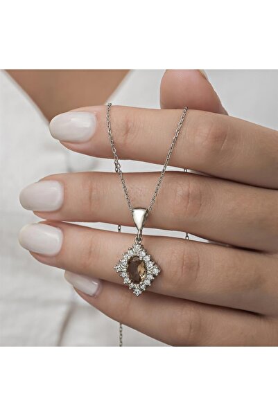 ALYANSEVİM Zultanit Taşlı Baget Gümüş Takı Seti