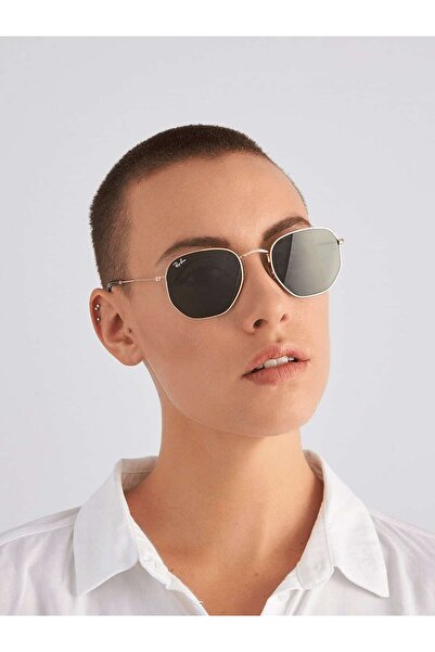 Ray-Ban Rb 3548 Hexagonal 001/48 Unısex Güneş Gözlüğü Küçük Ekartman