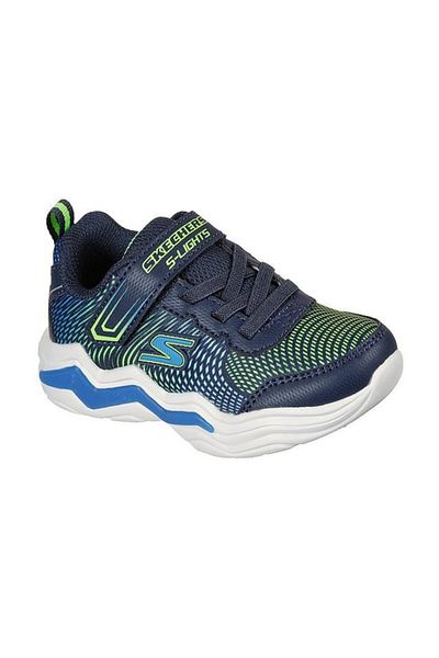 SKECHERS S LİGHTS-ERUPTERS İV Little Boy Navy Blue Lighted Sports Shoes