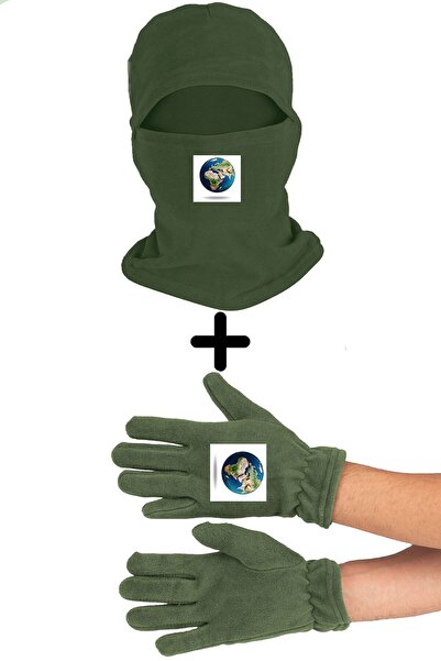 Zeron Tasarım Set de mănuși lungi World Fleece Snow Mask Bll1914