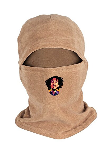 Zeron Tasarım Боб Марлі Полярна маска для обличчя та довгі рукавички, комплект Bll958