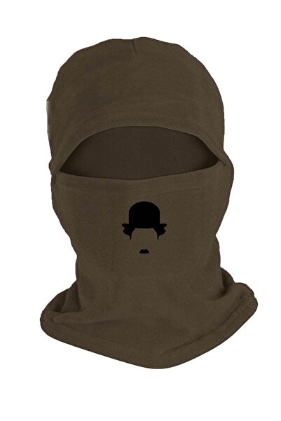 Zeron Tasarım Чарлі Чаплін Полярна маска для обличчя та довгі рукавички, комплект Bll926