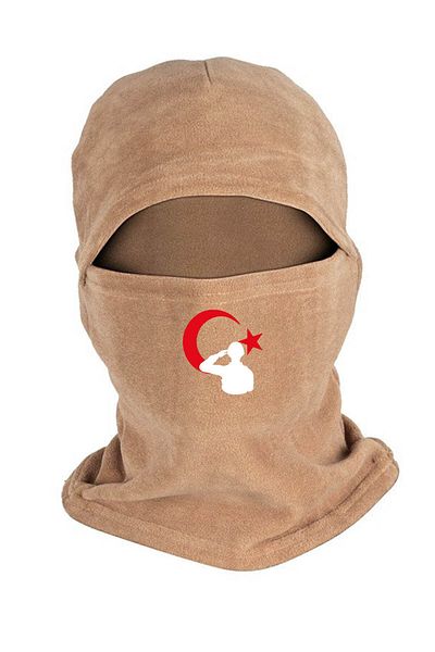 Zeron Tasarım Turkish Military Fleece Snow Mask Long Gloves Set Bll1523
