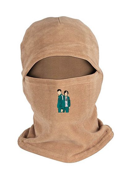 Zeron Tasarım Squid Game Polar Snow Mask Long Gloves Set Bll3149