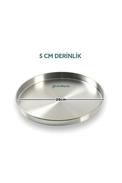 YILDIZ ARKAR Alüminyum Baklava Börek Fırın Tepsisi 28 Cm