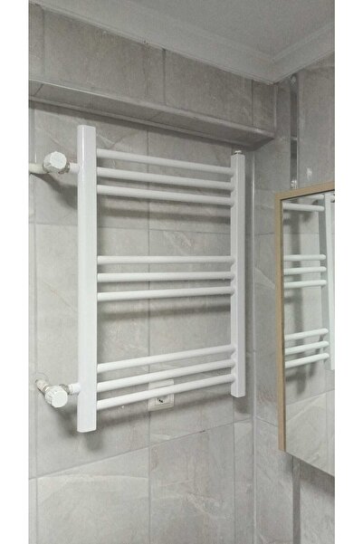 ŞİMAŞ HAVLUPAN 500 X800 10 Borulu Beyaz Yandan Girişli Aks 55cm Şimaş